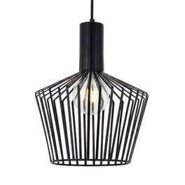 Living District - Ronnie 1 Light Pendant - Black