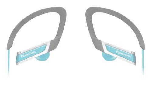 Front Standard. Panasonic - In-the-Ear Clip-On Headphones - Blue.
