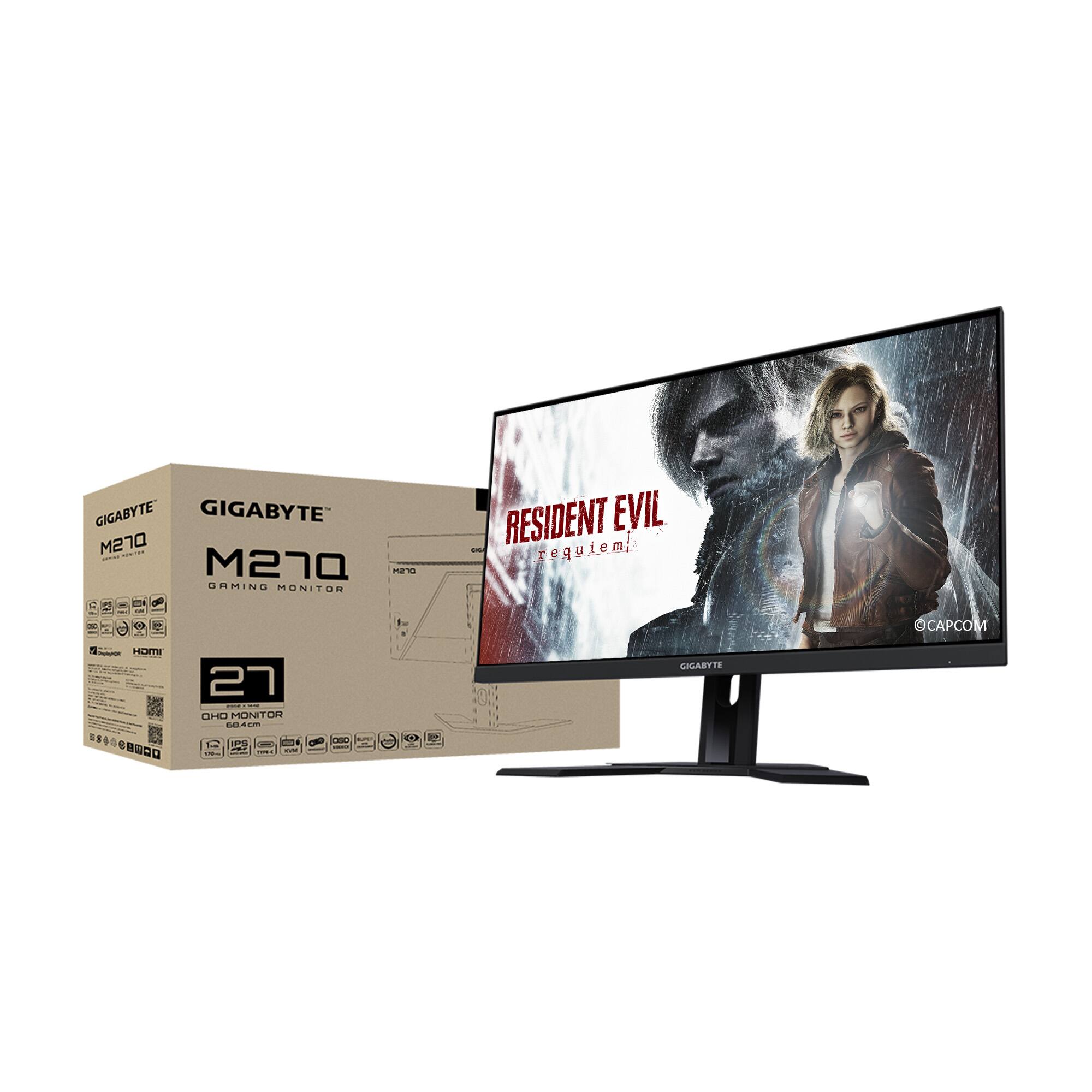 GIGABYTE M27Q - 27" Gaming Monitor  
Resident Evil - Requiem  
GIGABYTE M210  
GIGABYTE M2