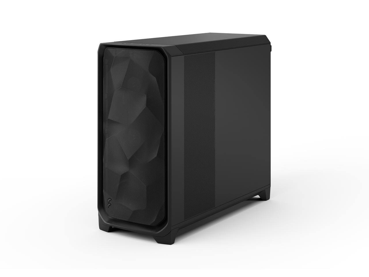 Alt View 3. Fractal Design - Fractal Design Meshify 3 XL E-ATX Full Tower PC Case - Black Chassis with Solid Side Panel - Black.