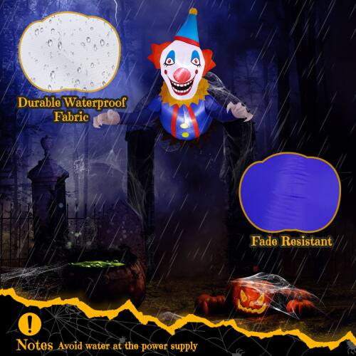 Durable Waterproof Fabric Fade Resistant!  
Notes: Avoid water at the power supply