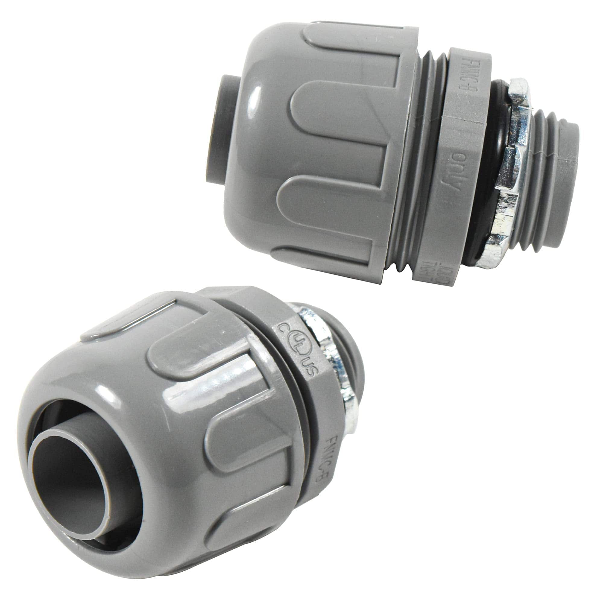 HQRP - 1/2 in Nonmetallic Liquid-Tight Conduit Connector - 180 Degree Straight, UL Listed, 2-Pack - Gray price history on PriceWatchPro