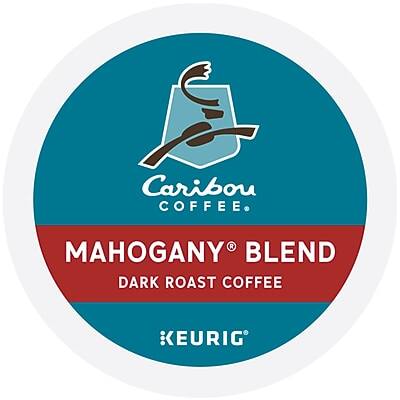 Caribou Coffee  
Mahogany Blend  
Dark Roast Coffee  
Keurig
