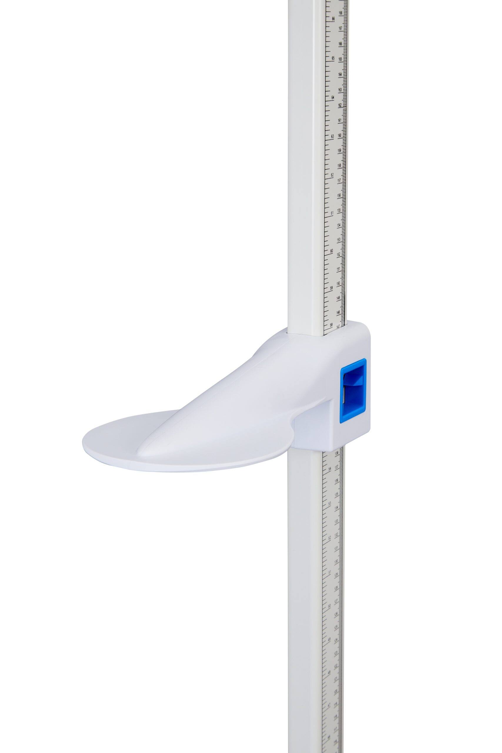 Back. Viva Comfort - Portable Aluminum Stadiometer with Carry Bag for Adults and Children - White.