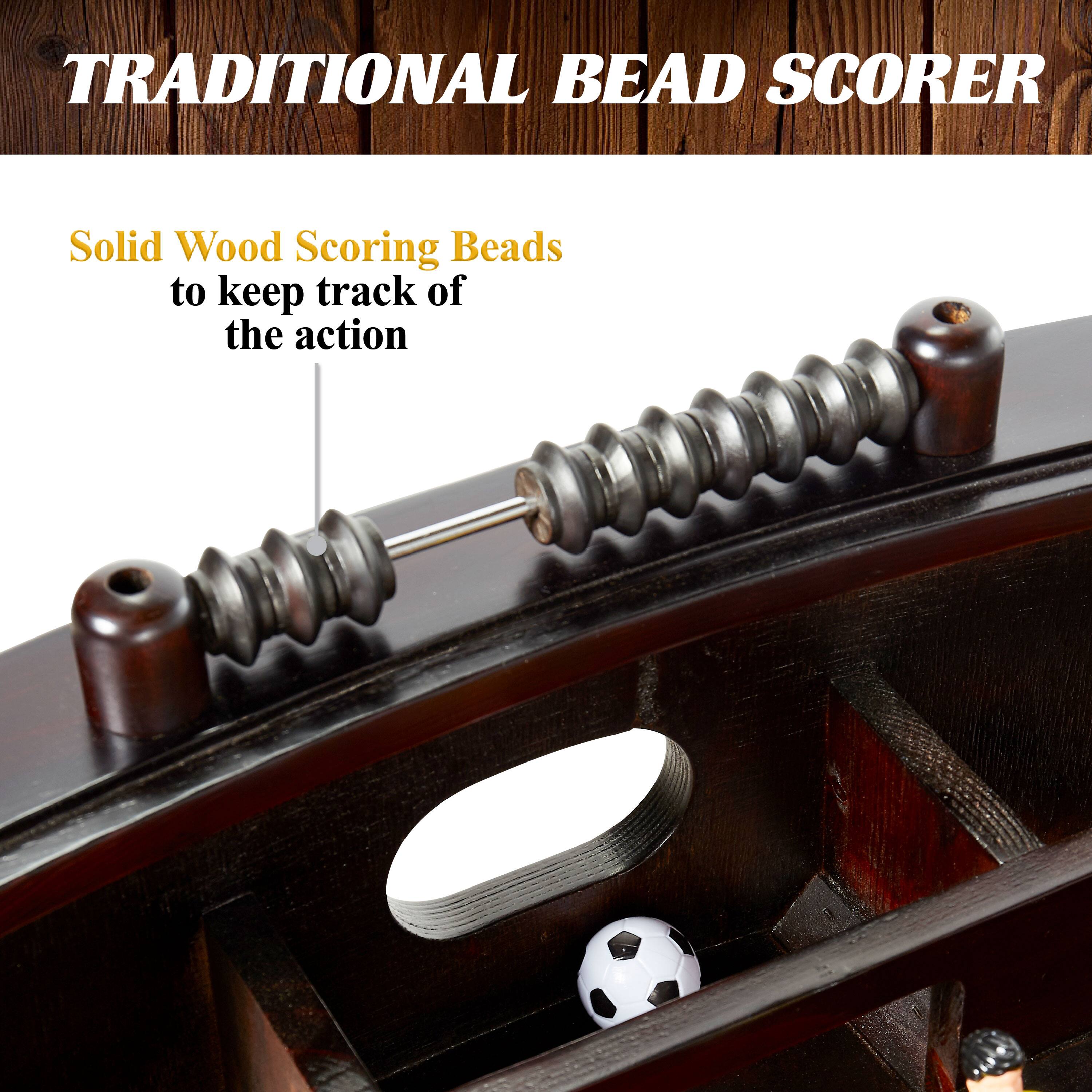 Traditional Bead Scorer: Solid Wood Scoring Beads to keep track of the action.
