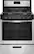 Front. Whirlpool - 5.1 Cu. Ft. Freestanding Gas Range - Stainless Steel.