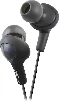 JVC - Gumy Plus In-Ear Headphones - Black