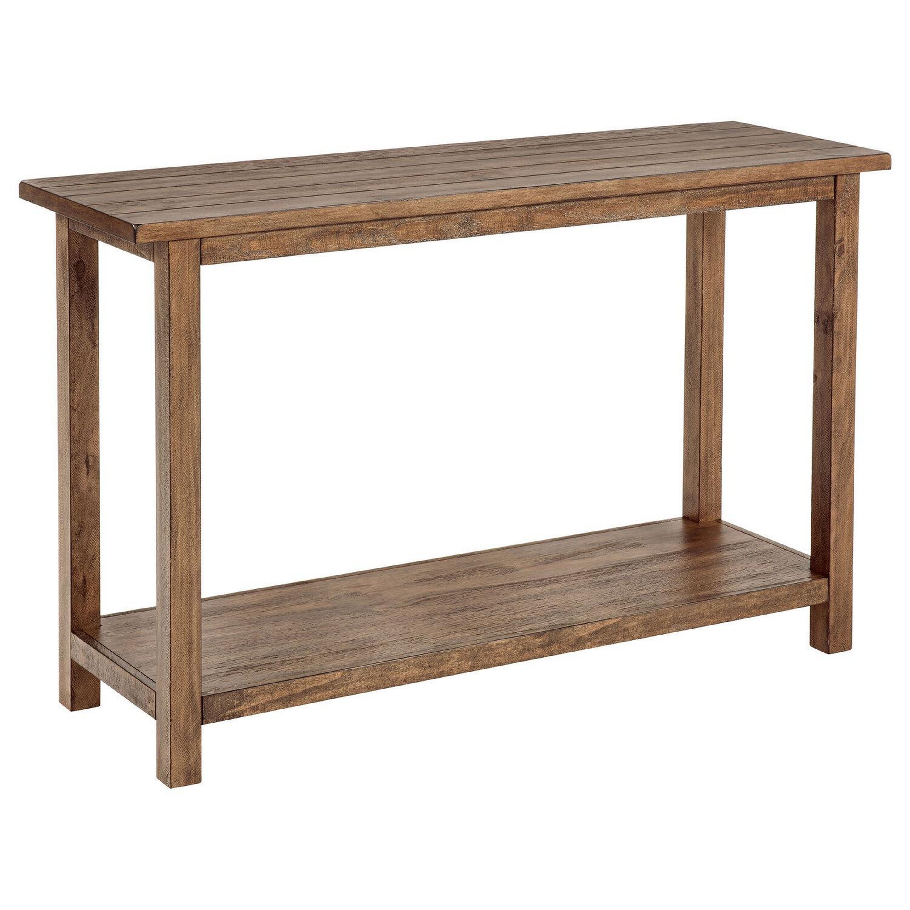 Manhattan Lane - Ayne Console Table, 1 Shelf, Wood Frame, 47 Inch - Brown price history on PriceWatchPro