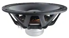 Front. PRO - Faital Pro 18XL20008 18" 8-Ohm Subwoofer Loudspeaker - Black.