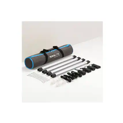 Front. NANLITE - Nanlite PavoTube II 2' 15C RGB LED Tube Light 4-Light Kit with 2700-7500K CCT.