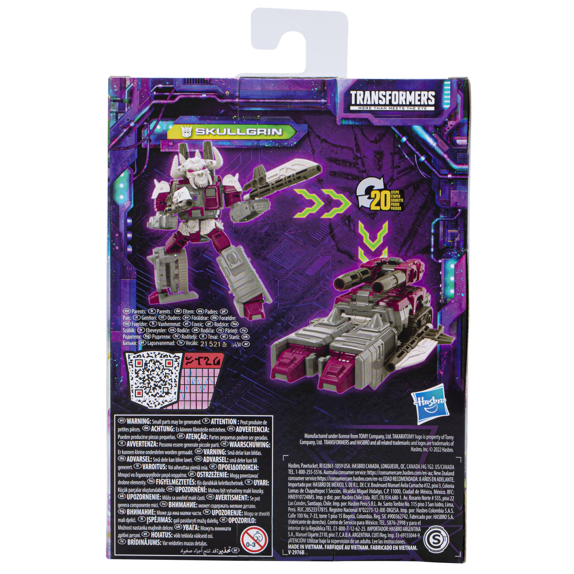 Angle. Transformers - Generations Legacy Deluxe Skullgrin.