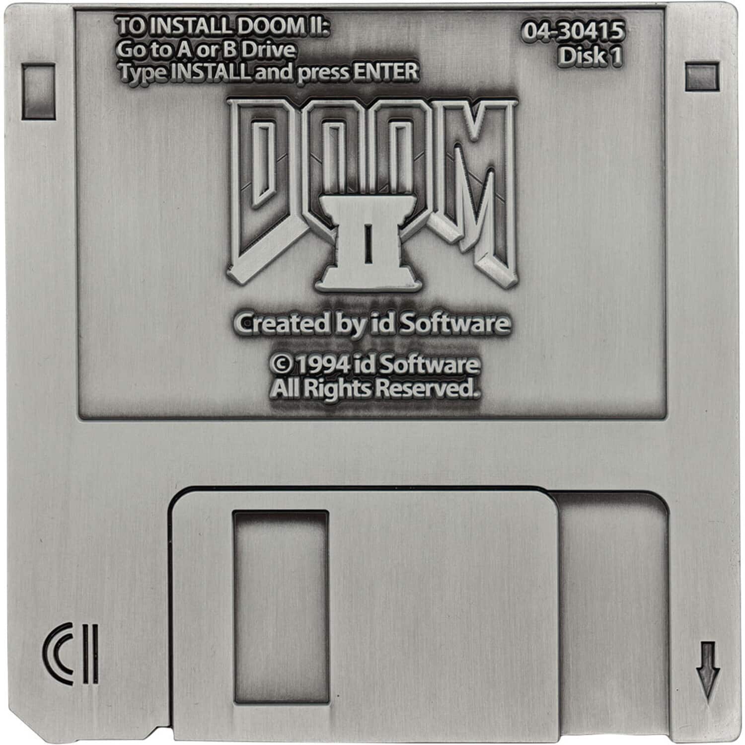PopMarket - DOOM II - Limited Edition Replica - Floppy Disk - COLLECTIBLES - Multicolor