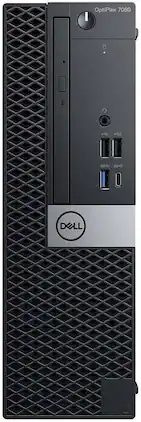 Dell - Refurbished Excellent - OptiPlex 7060 SFF PC, Intel Core i5-8500T, 16GB RAM, 512GB NVME, Built in AX210 Wi-Fi+ BT, Windows 11 Pro - Black