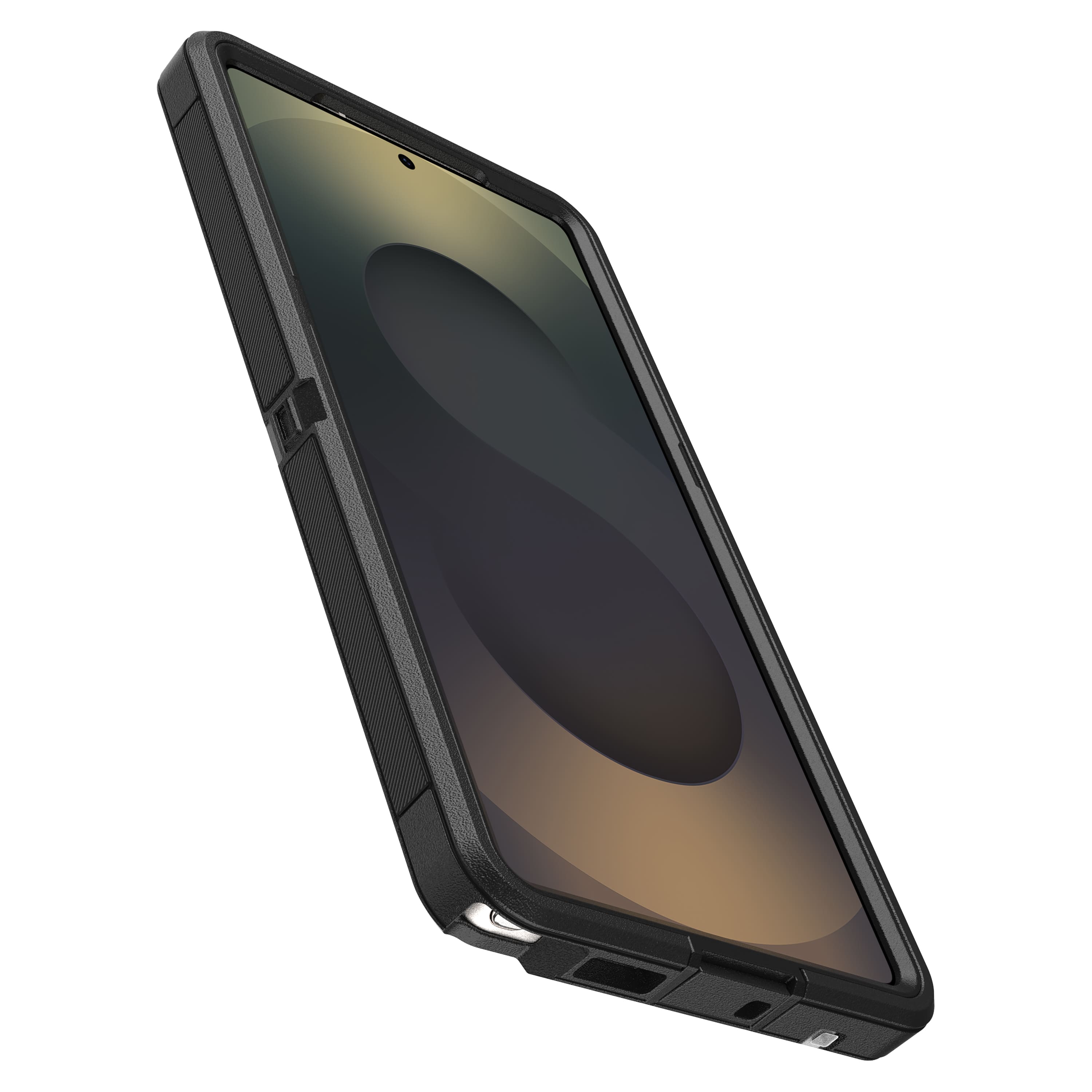 Left. OtterBox - Defender Series Pro XT Hard Shell with Magnets for Samsung Galaxy S25 Ultra - Dark Side.