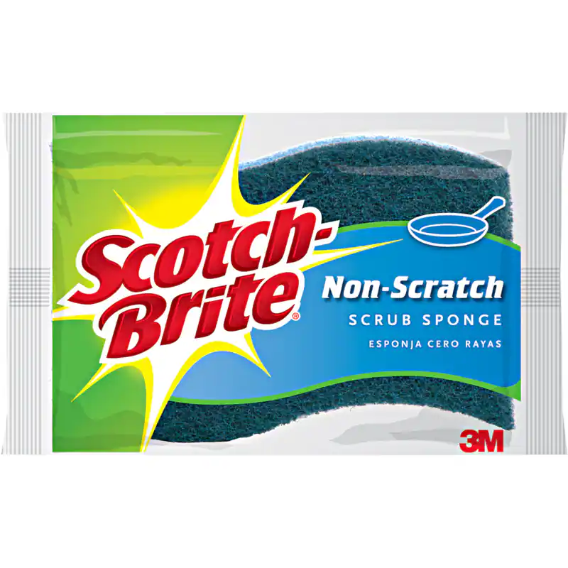 Scotch-Brite Non-Scratch SCRUB SPONGE ESPONJA CERO RAYAS 3M