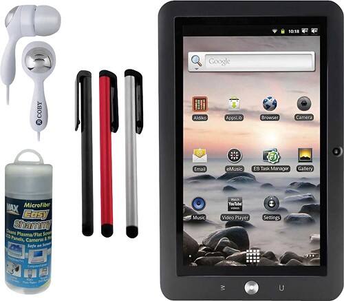 Angle Standard. Coby - Kyros Tablet with 4GB Memory - Black.