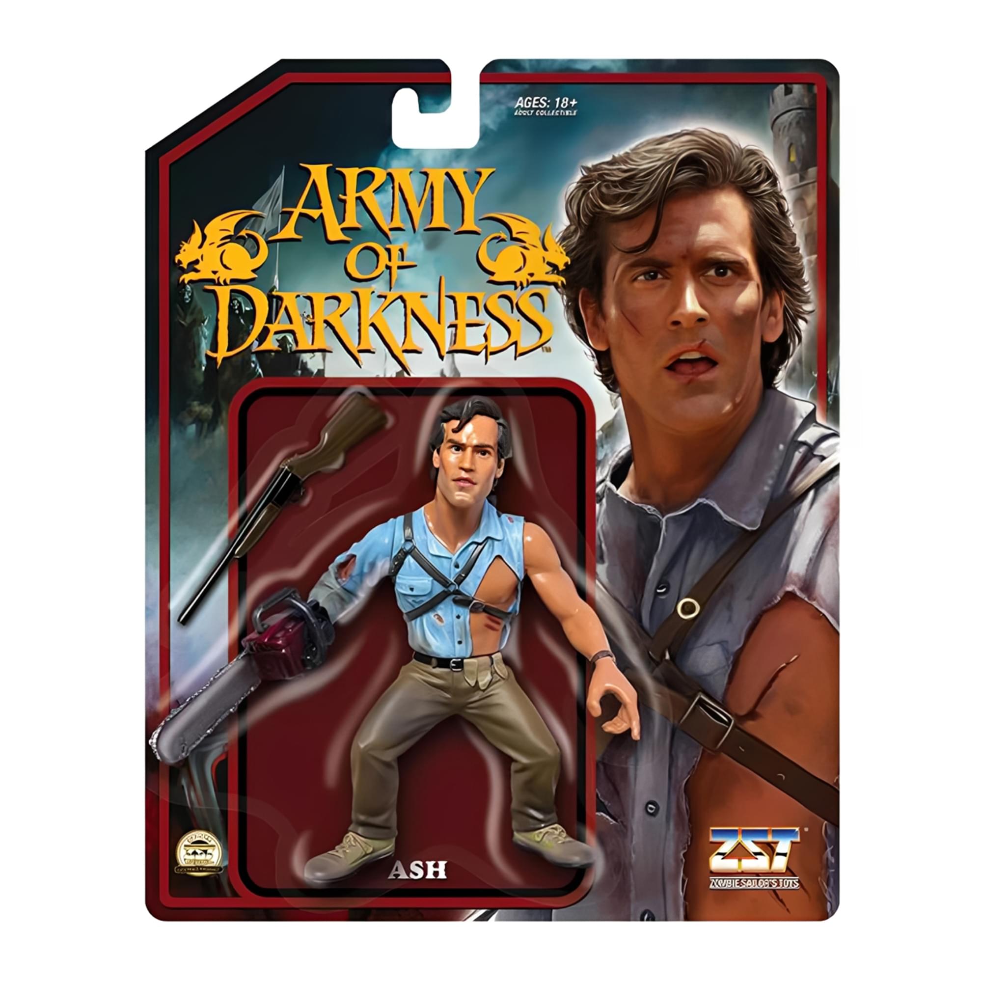 AGES: 18+  
ARMY OF DARKNESS  
ASH  
ZST  
173