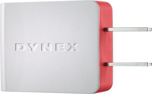 Front. Dynex™ - USB Wall Charger - Cayenne.