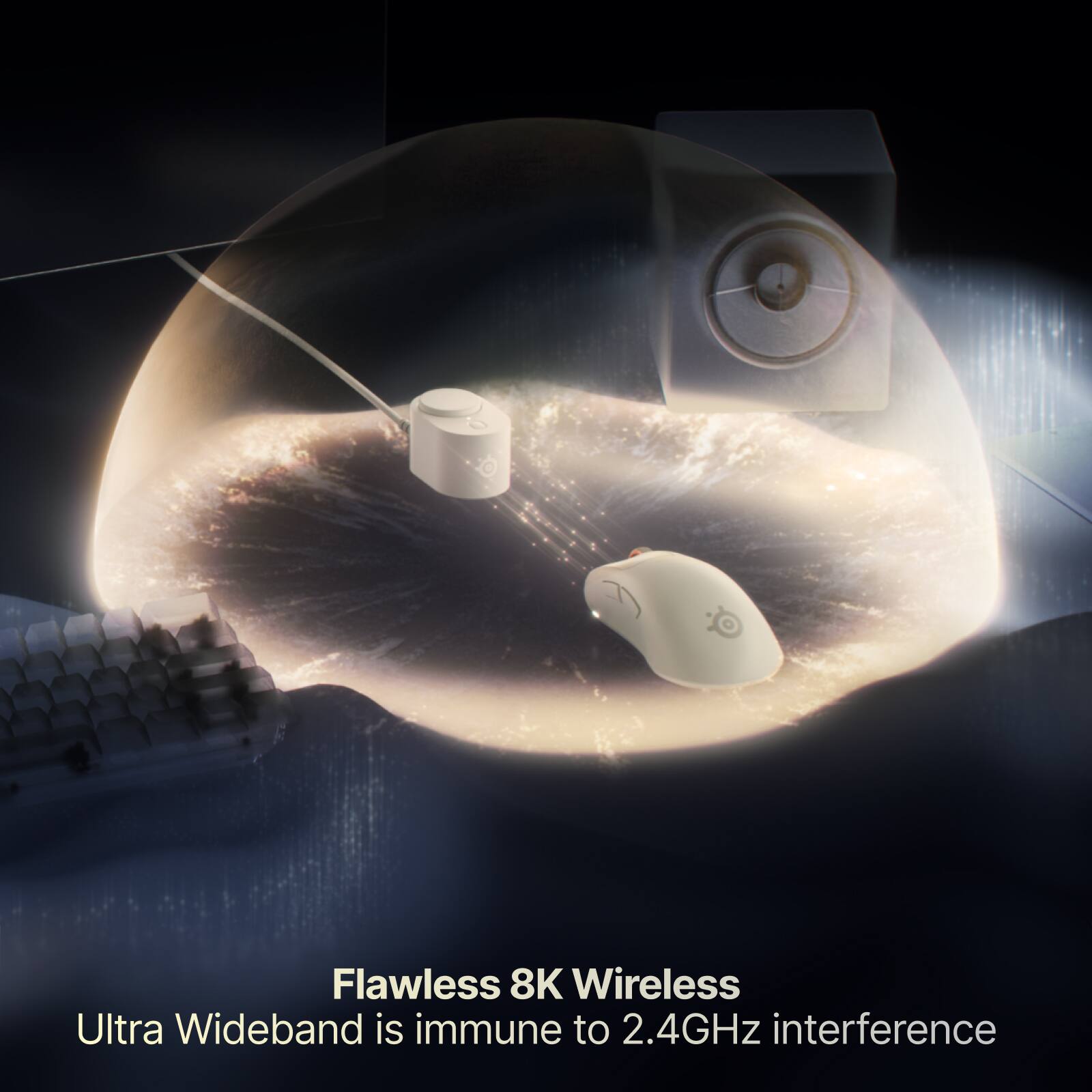 Flawless 8K Wireless  
Ultra Wideband is immune to 2.4GHz interference