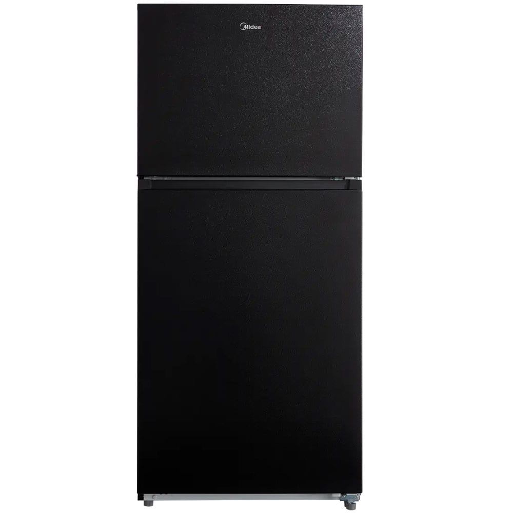 Midea - 18 Cu. Ft. Garage Ready Top-Freezer Refrigerator - Black