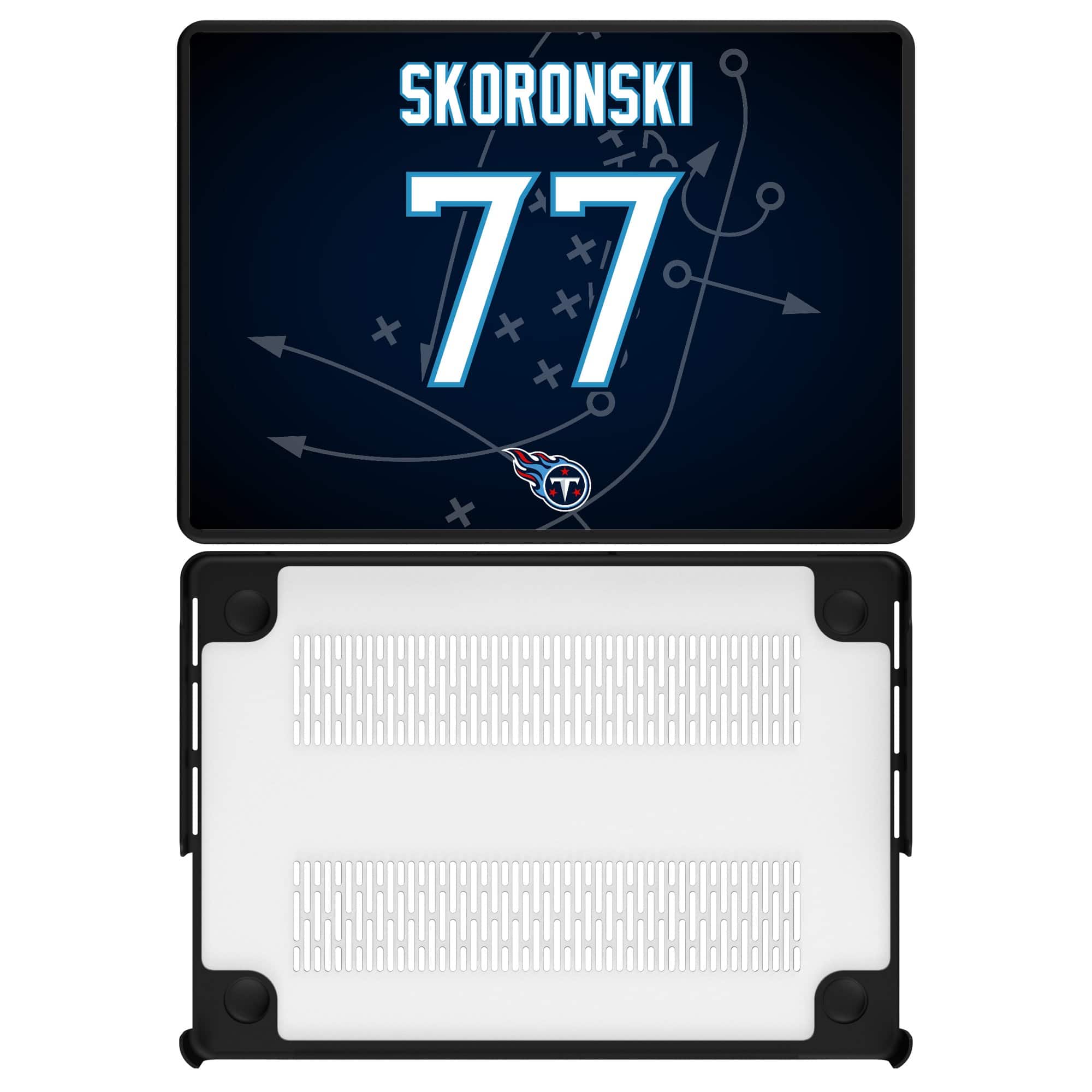 Keyscaper - Peter Skoronski Tennessee Titans MacBook Case - Pro 13 in - Multicolor