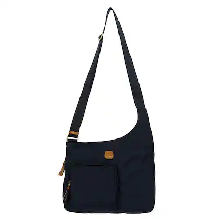 Front. Bric's - X-travel Hipster Crossbody, Navy - Blue.