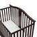 Alt View 14. Graco - Solano 5-in-1 Convertible Crib with Drawer - Espresso.