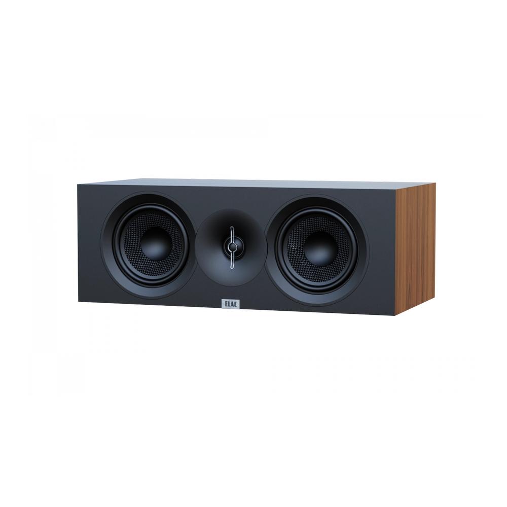 Front. ELAC - ELAC Debut 3.0 - 5.25" Center Speaker (Walnut) DC53-WN - Walnut.
