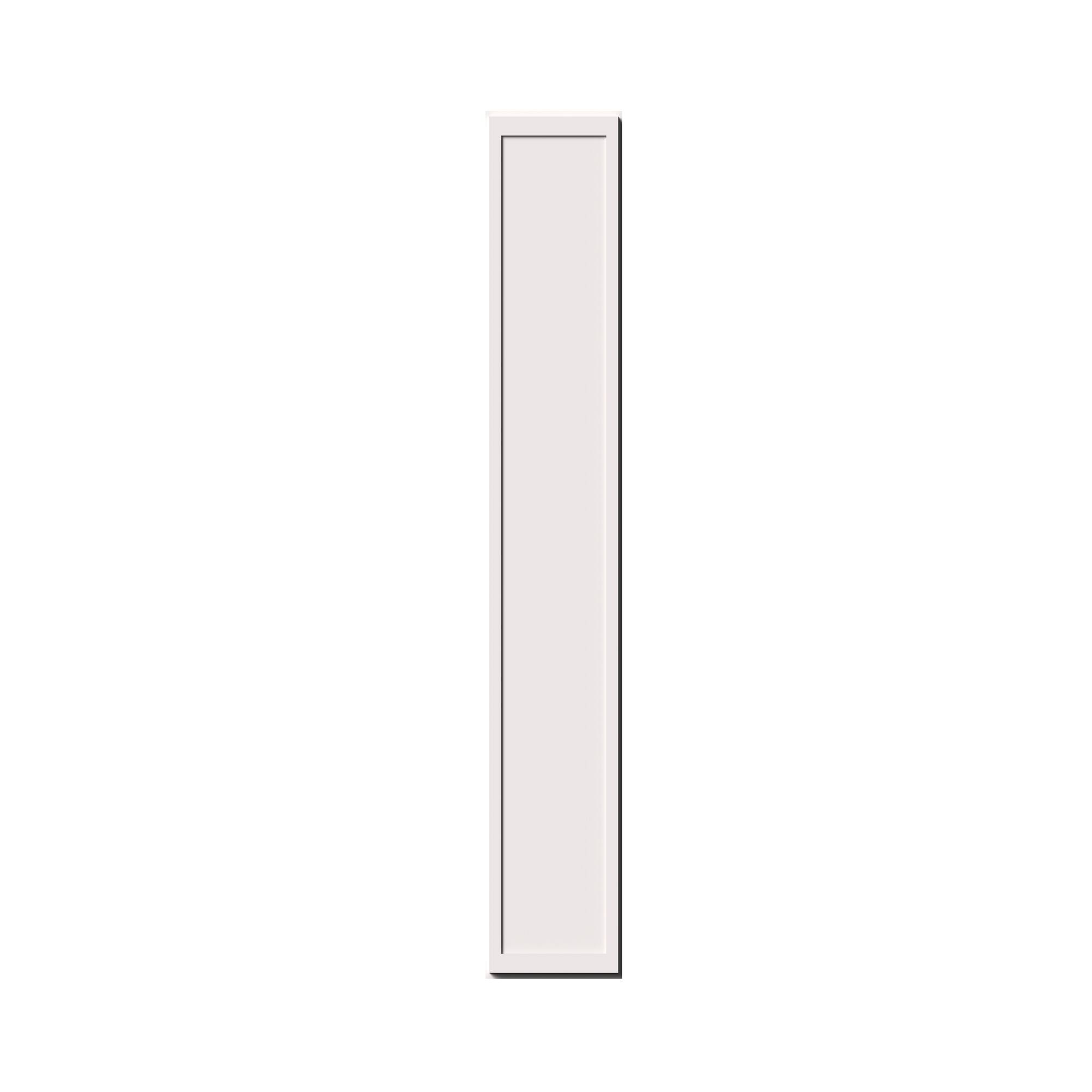 Alt View 1. Boyel Living - 9-in W x 36-in H x 12-in D Slim Shaker RTA Kitchen Wall Cabinet with Soft-Close - Snow White.