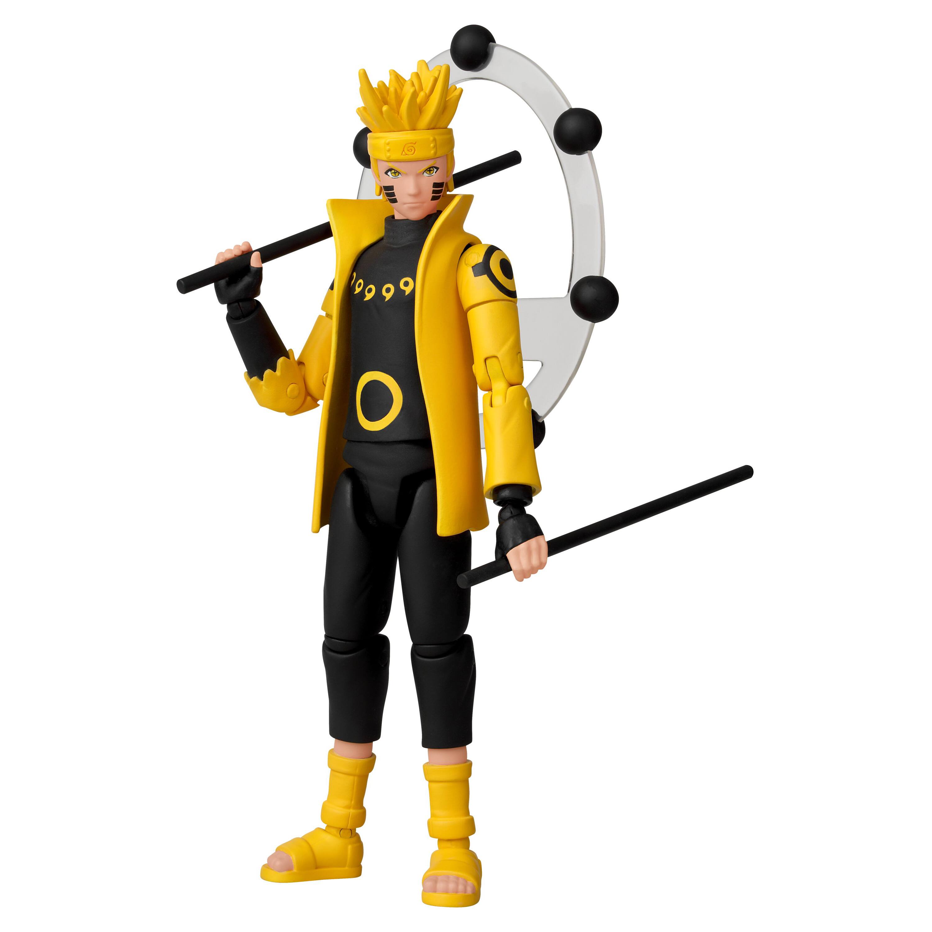 Alt View 11. Bandai - Anime Heroes Naruto 6.5" Action Figure - Uzumaki Naruto Sage of Six Paths Mode.
