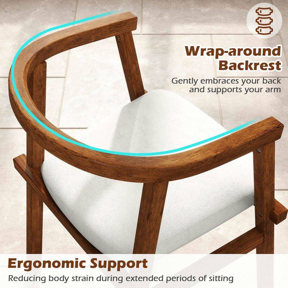 Wrap-around Backrest  
Gently embraces your back and supports your arm  

Ergonomic Support  
Reducing body strain during extended periods of sitting