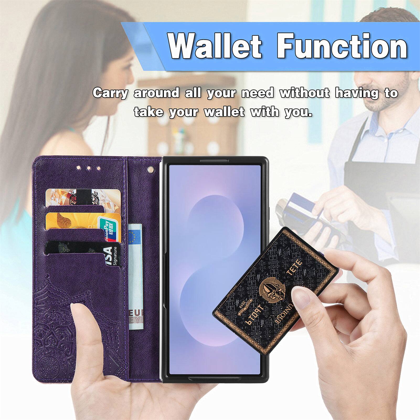 Wallet Function  
Carry around all your need without having to take your wallet with you.