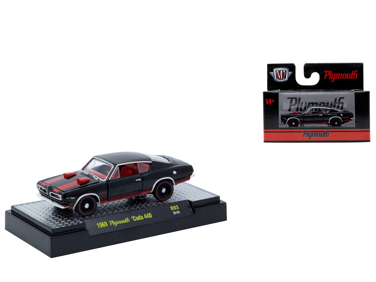 M2 TURT Plymouth 14+ Plumauth Plymouth AIRL - 'Cuda 440 1969 Plymouth R93 25-55