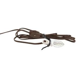 BreeBe - Clip Light w/Bulb Cord - Brown