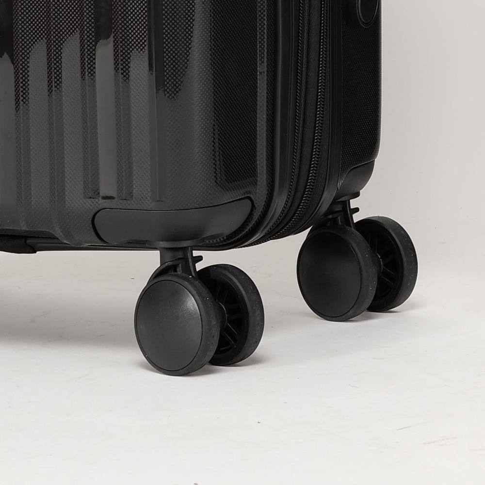 Alt View 2. BreeBe - Luggage Sets 3 Piece,Luggage Set PP Material Travel Suitcase Set With Spinner Wheels for Men Women, 20''/24''/28'' - Black.