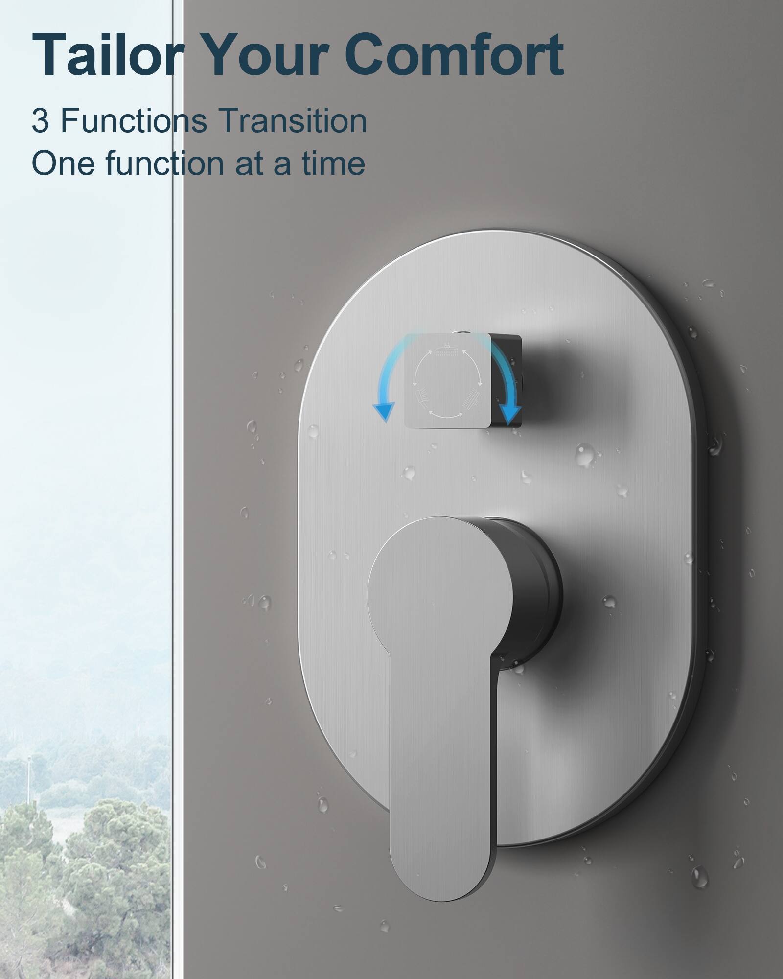 Tailor Your Comfort

3 Functions Transition  
One function at a time