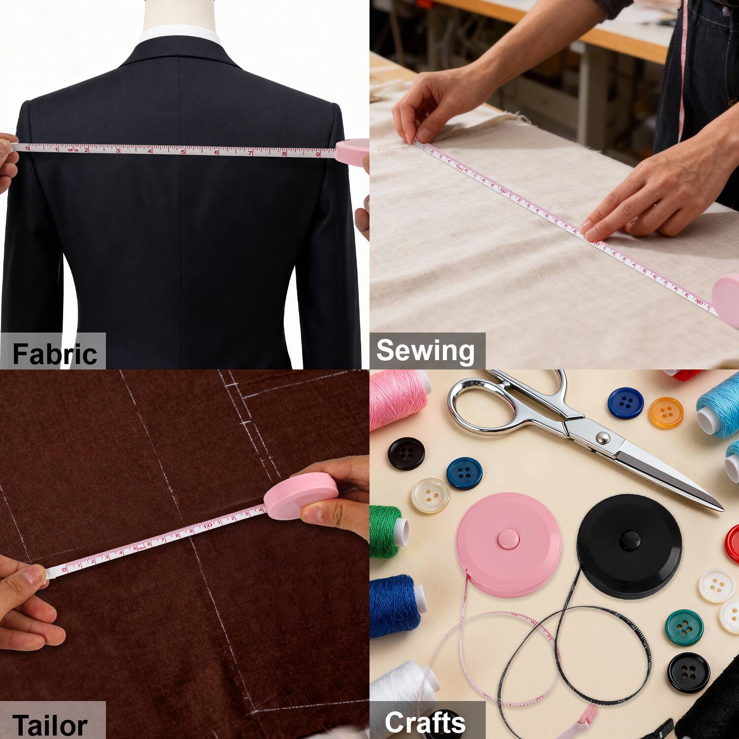 - Fabric
- Sewing
- Tailor
- Crafts