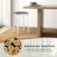 TOUT Natural Rubber Wood Frame Features excellent solidness and offers strong load-bearing capacity.