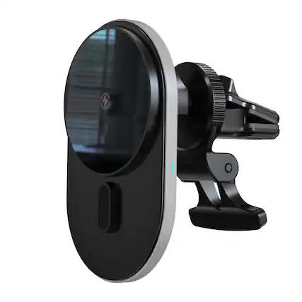 Front. RadioShack - RadioShack Magnetic Wireless Car Charger.