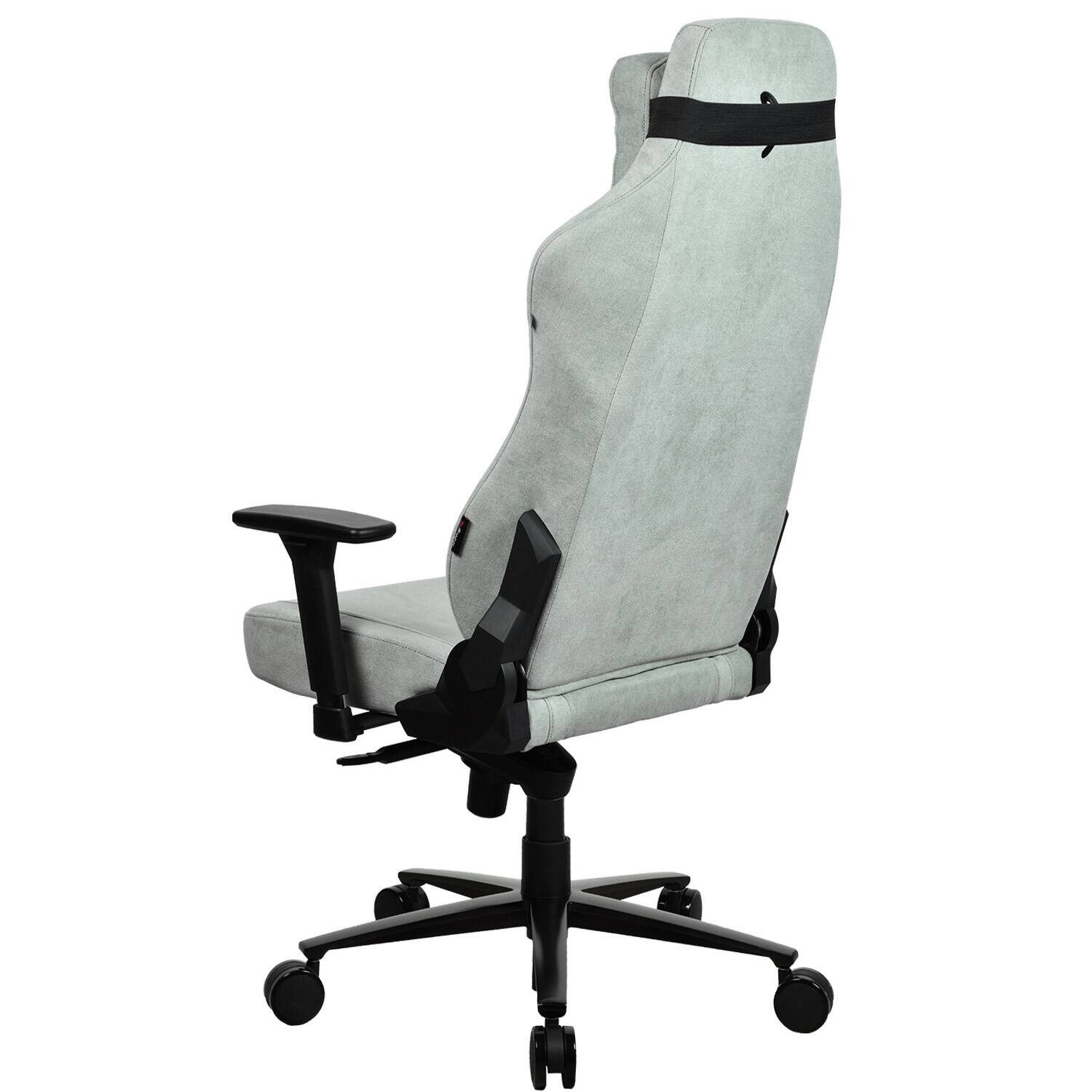 Alt View 12. Arozzi - Vernazza Soft Fabric Gaming Chair - Pearl Green.