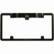 Front. Alpine - KTX-C10LP License Plate Frame - Black.