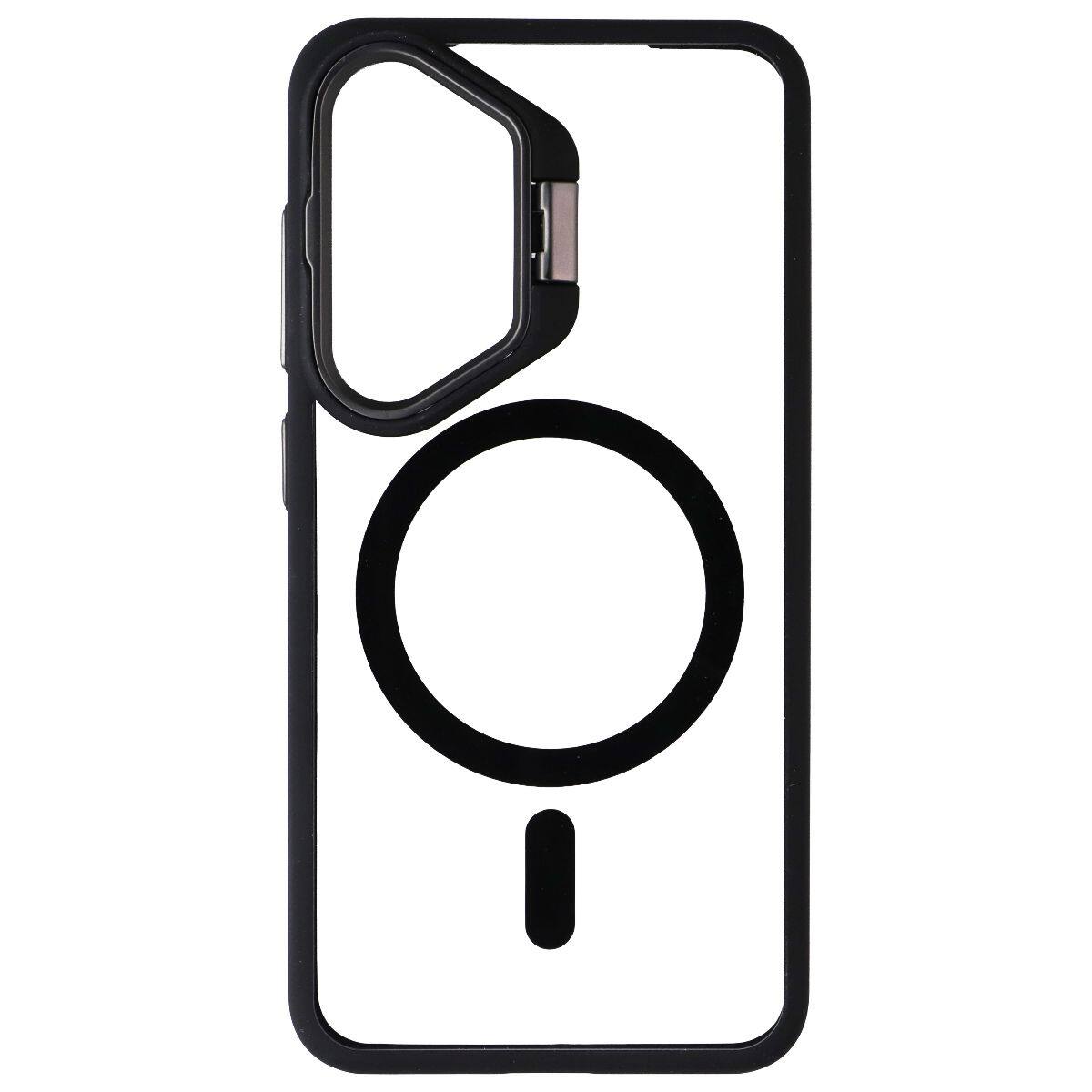 Back. Prodigee - Kickit Series Case for MagSafe for Samsung Galaxy S25/S24 Plus - Black.