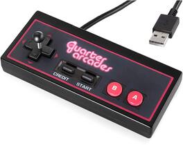 PopMarket - Quarter Arcades - Quarter Arcades Accessories - USB Controller - Multicolor