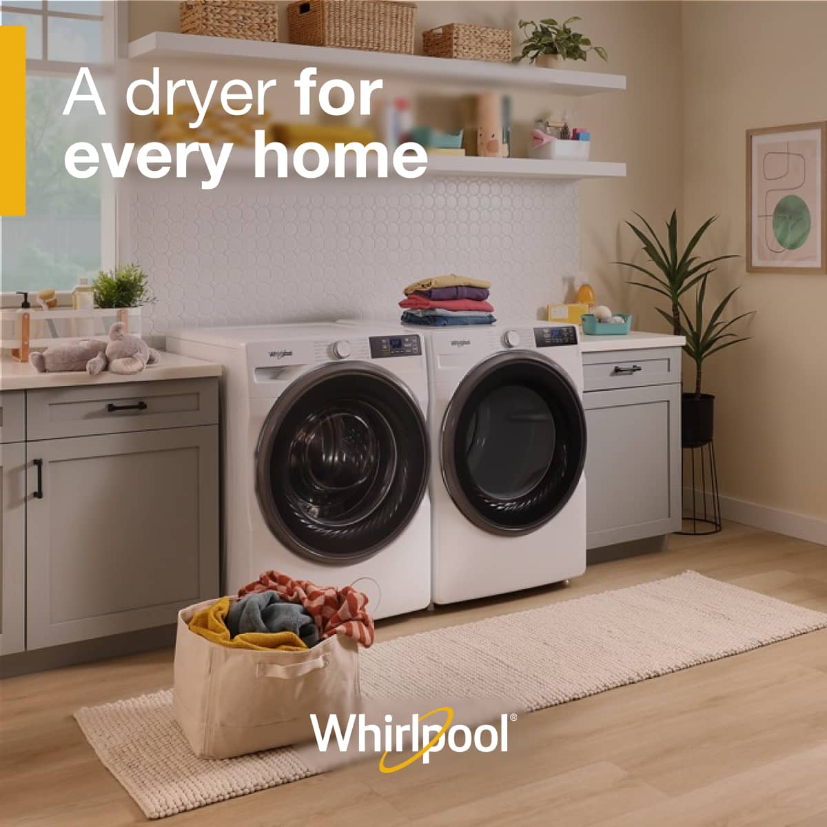 A dryer for every home
Whirlpool