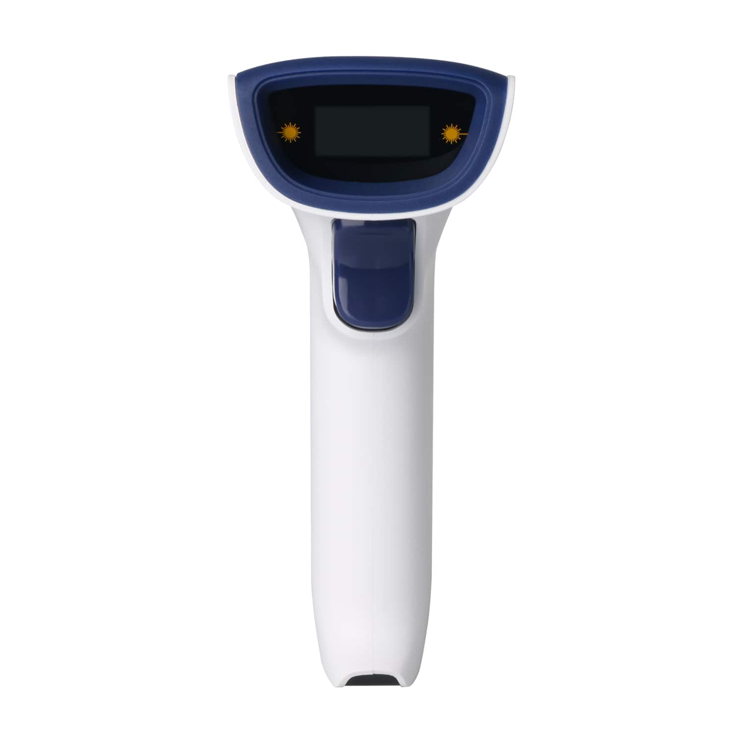 ScanAvenger - SA3500 1D Wireless Barcode Scanner - Bluetooth, Wi-Fi, USB, Rechargeable Handheld - Blue and White