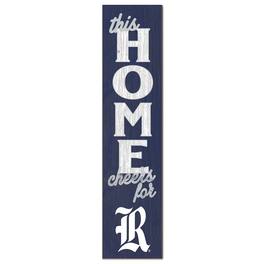 Jardine - Rice Owls 12" x 48" This Home Leaner - Blue