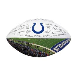 Logo Brands - Indianapolis Colts 2025 Autograph Signature Football - Royal