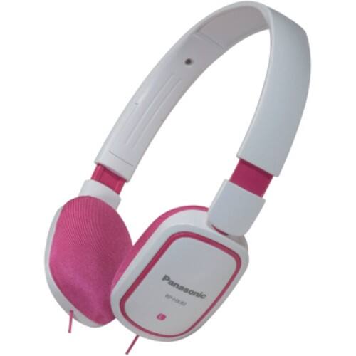 Front Standard. Panasonic - Headphone - Pink, White.