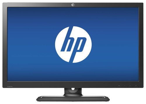  HP - 27&quot; LED HD Monitor - Black, Brushed Aluminum
