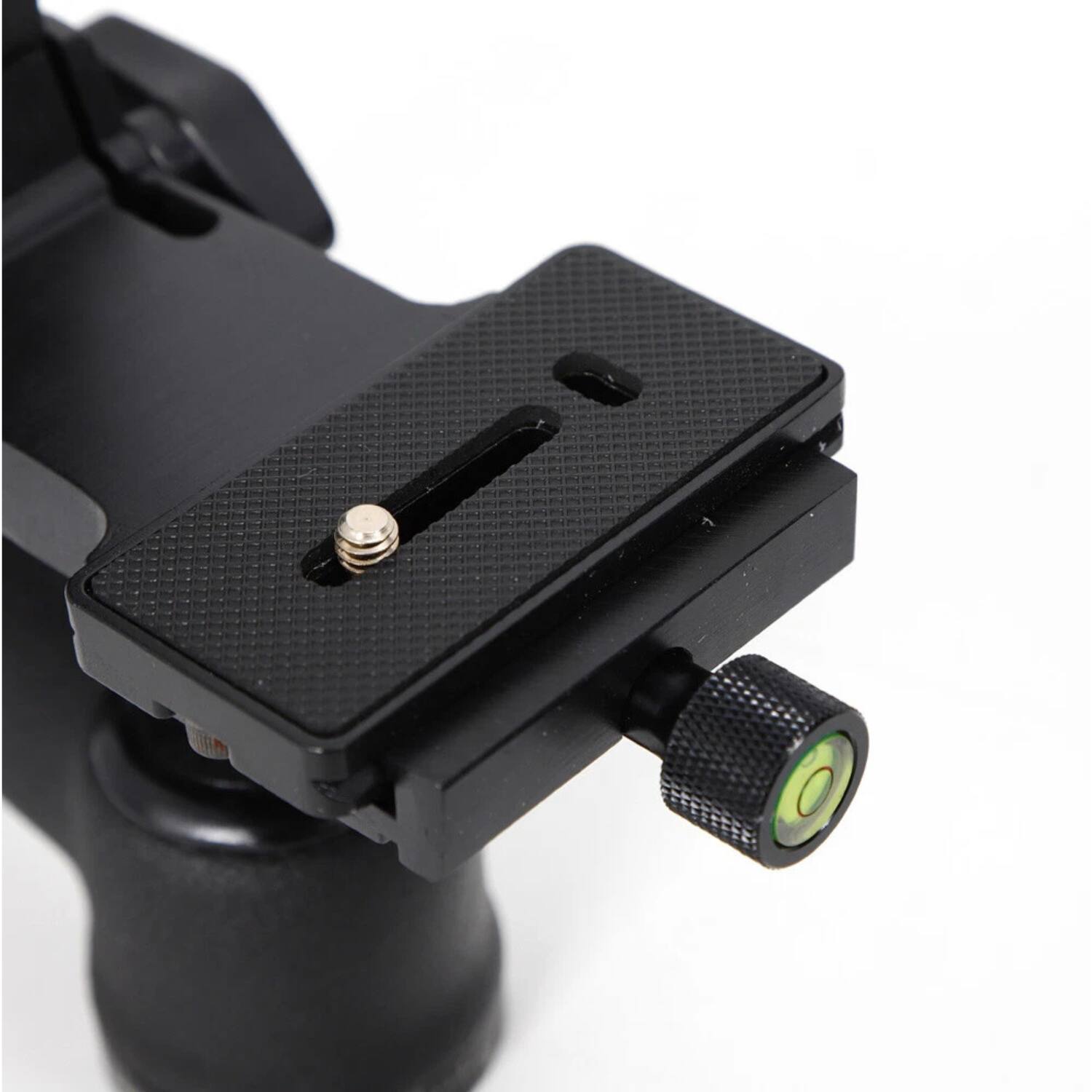 Back. Stock Preferred - 360° Heavy Duty Metal Gimbal Tripod Head with Quick Release Plate - Black.